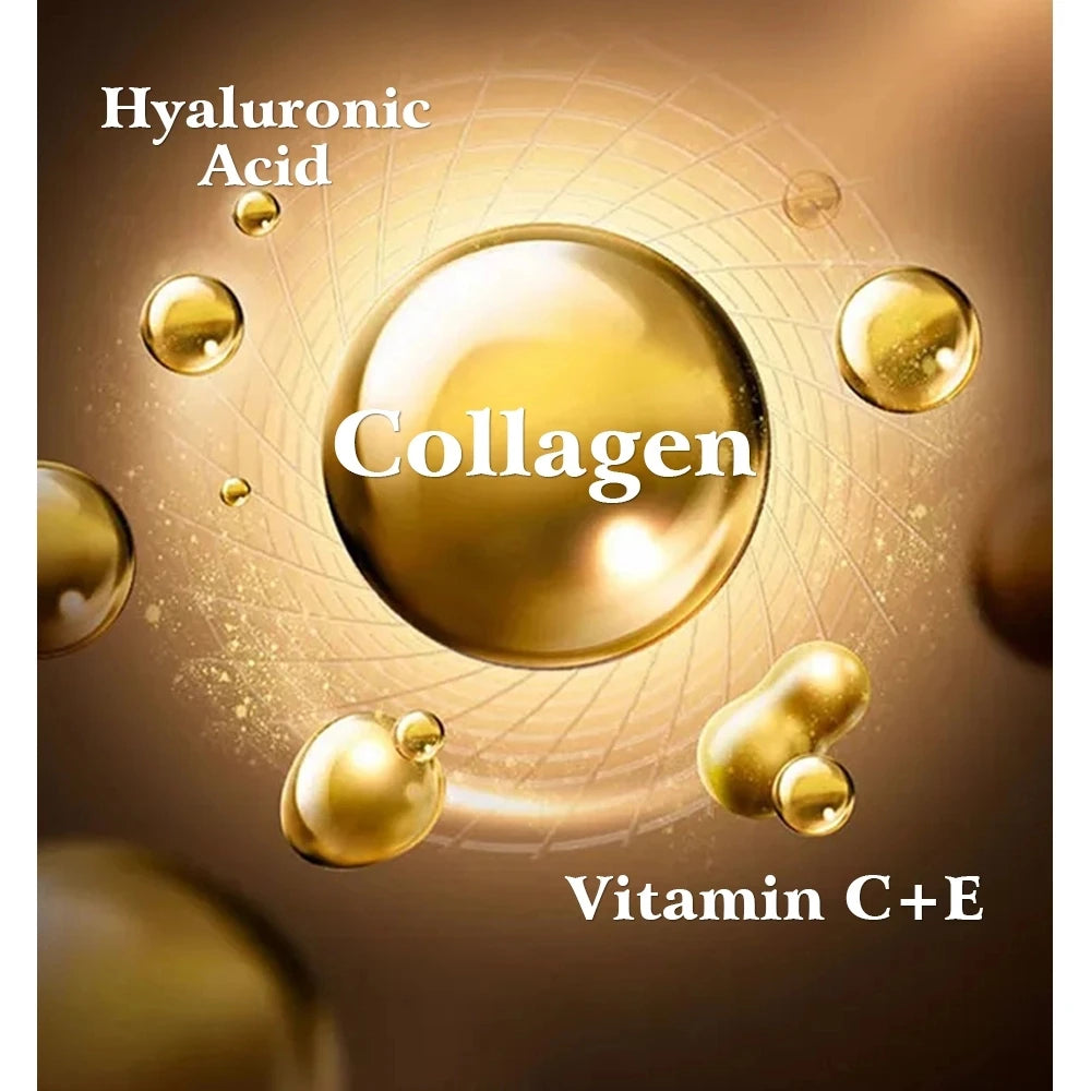 AILKE 24K Collagen Facial Whitening Set, Reduce Black Spots, Freckles, Brightening, Moisturizing Beauty Set For All Skin Types