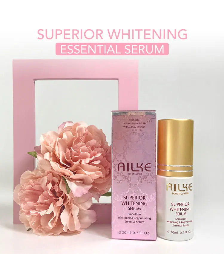 AILKE Whitening Skin Care Set, With Glutathion Vitamin C, Brighter Smoother Skin, Reduce Dark Spots, Clean Skin, Moisturizing