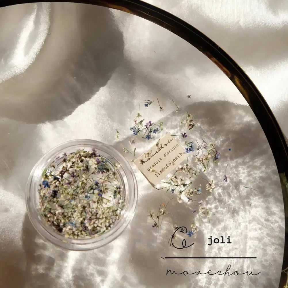 Nail Art Flower Decoration Delicate Dried Flower Nail Art Decorations Exquisite Nail Beauty Nail Art Charm