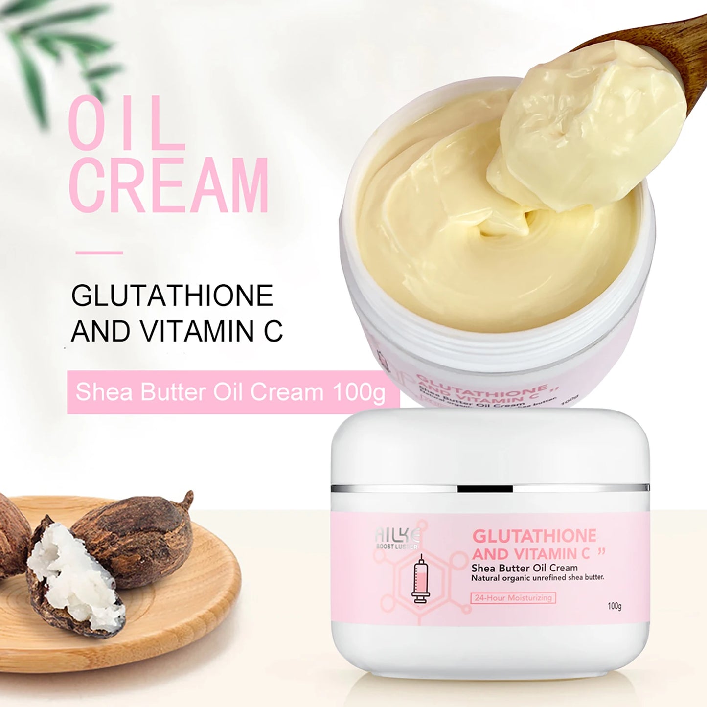 AILKE Whitening Skin Care Set, With Glutathion Vitamin C, Brighter Smoother Skin, Reduce Dark Spots, Clean Skin, Moisturizing